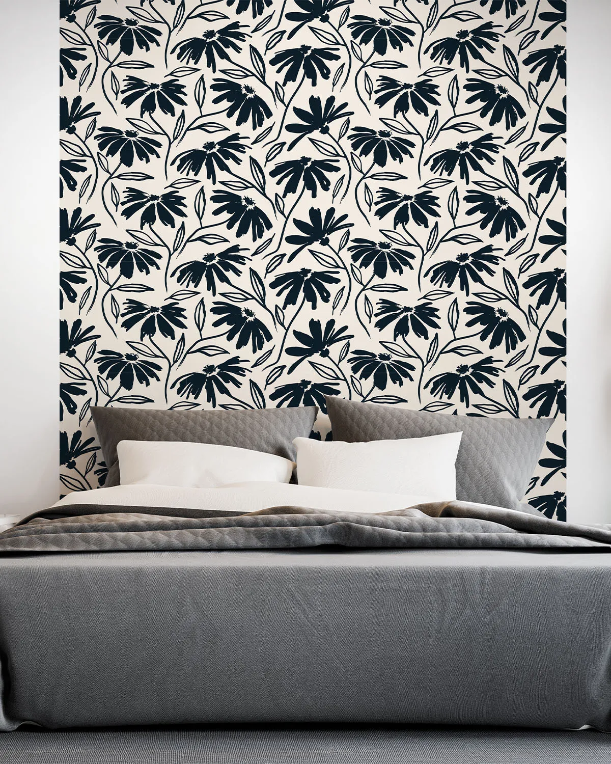 Papier peint mural décoratif "Flower" pour une décoration intérieure signée ID Panneaux