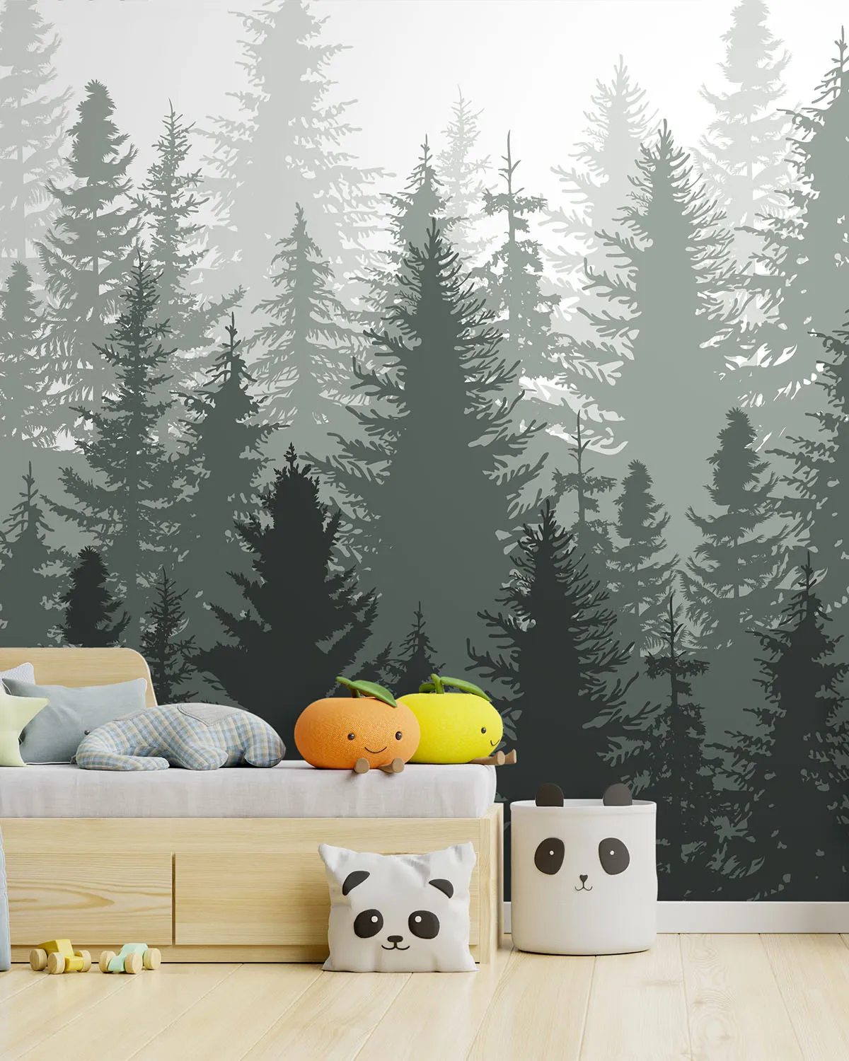 Papier peint mural décoratif "Forêt Sylvestre" pour une décoration intérieure signée ID Panneaux