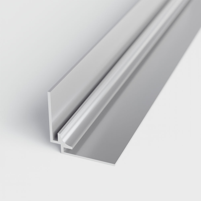 Profile d'angle intérieur alu mat pour panneaux muraux ID Panneaux