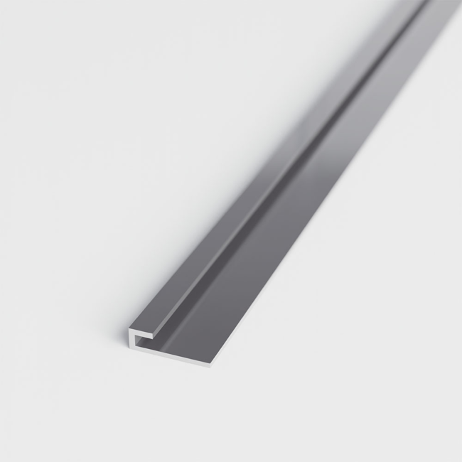 Profile de finition alu brillant pour panneaux muraux ID Panneaux